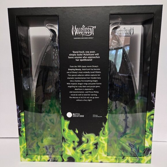 Mattel Creations - Disney Collector DARKNESS DESCENDS SERIES - Maleficent Doll - Picture 3 of 16